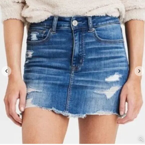 American Eagle Hi-Rise mini skirt size 14 - Picture 8 of 8